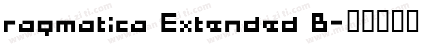 ragmatica Extended B字体转换